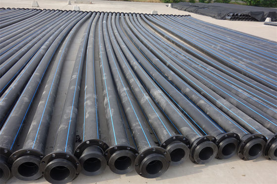 Inmune a la roya y la corrosión química, tubo de HDPE de dragado 5,8/11,8m de longitud ligero para un transporte fácil