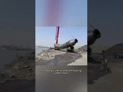 Resistente a la abrasión, negro, de manguera flotante, con bridas / camlocks, flexible, de caucho ligero