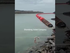 Larga vida útil utilizando un flotador de tuberías de polietileno con resistencia al impacto y flotabilidad de color naranja > 150N