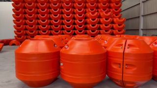 Flotadores para tuberías de dragado de HDPE La mejor solución de flotabilidad