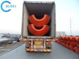 El tubo de dragado del HDPE flota la arena plástica flexible hecha espuma flotación de la manguera 23 pulgadas