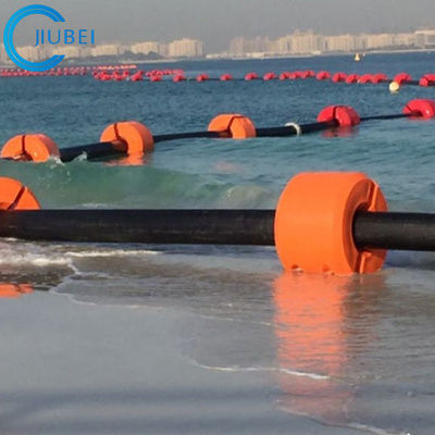 Versátil resistente del HDPE del flotador plástico del tubo para la manguera del cable flota el bombeo de la rastra del dispositivo