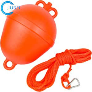 Boya plástica de la bola de flotación de Marine Floating Barrier System PE del aceite del mar