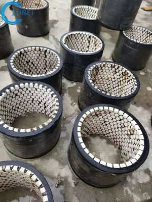16 pulgadas 12" manguera de goma de la descarga para las condiciones de explotación minera más duras de cerámica del mar de la bomba sumergible