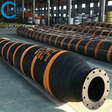 Largo 11.8m Negro de trabajo pesado manguera de draga flotante para la draga de arena / piedras