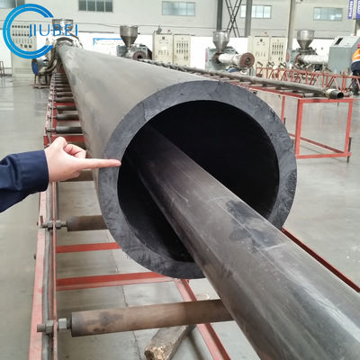 El tubo de la rastra del HDPE en venta engrasa el extremo del reborde de la descarga del fango de la arena 24 pulgadas