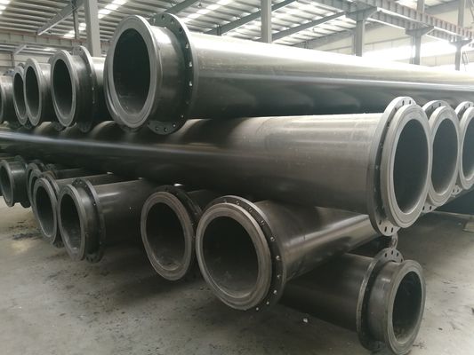 Piel de dragado de UHMWPE conectada con brida para el transporte de fluidos