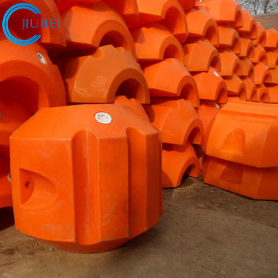 La boya plástica del PE flota los materiales para el cuello de dragado de la flotación de la manguera de la tubería de UHMWPE