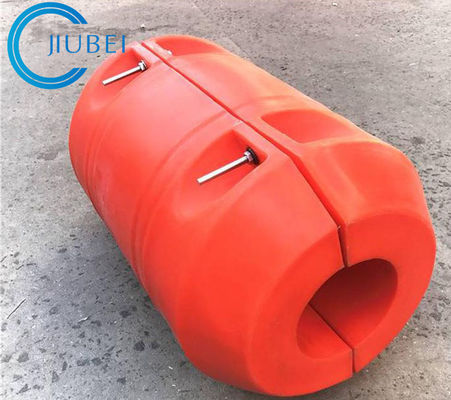 Alto tipo flotador del cilindro de la fuerza de sustentación del tubo del HDPE para el dragado del mar/del río/del lago