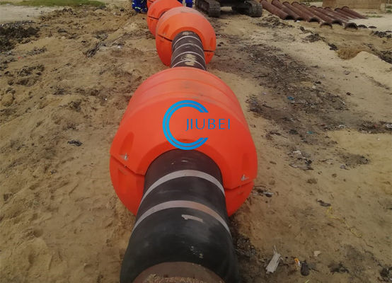 Flotador del tubo del HDPE de Marine Dredging con la resistencia a la tensión 15MPa