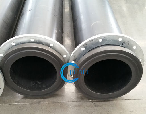 Tubería de dragado UHMWPE negra para aplicaciones marinas y mineras
