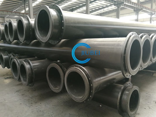 Extrusión de tubos UHMWPE con bridas de acero Superficie lisa y presión de trabajo de 0,25 a 2,5 MPa