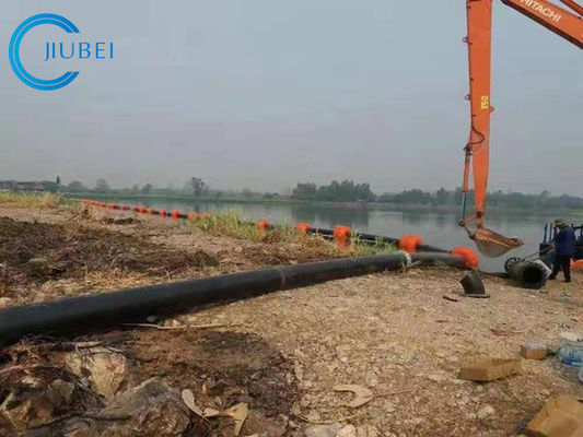 Tubería de dragado UHMWPE negra para aplicaciones marinas y mineras