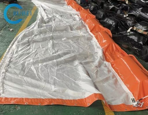 Pantalla de sedimento de PVC resistente a los rayos UV con resistencia a la tracción de 60-130KN/M