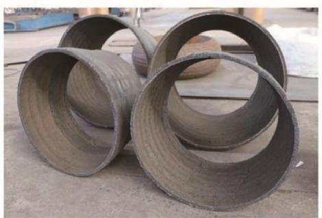 Tubos de doble metal resistentes al desgaste de alta resistencia, combinados de acero al carbono y acero aleado