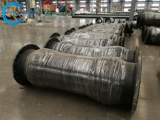 manguera de succión de caucho natural negro para aplicaciones de trabajo pesado