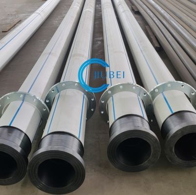5.8/11.8m por longitud de dragado de HDPE tubo Diámetro personalizado excelente resistencia al impacto