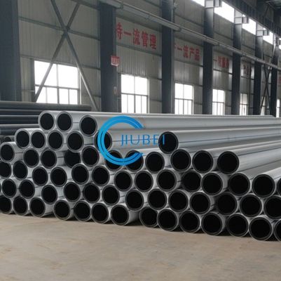 Aguas de suministros de drenaje de HDPE con bridas de acero en blanco negro Co extrudido