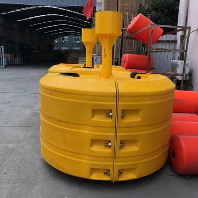 Alta visibilidad Boia de plástico amarillo/rojo/verde resistente al impacto 1550 mm Alturas del plano focal