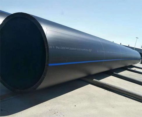 Resistencia a los impactos tubo de dragado HDPE con soldadura / bridas de acero