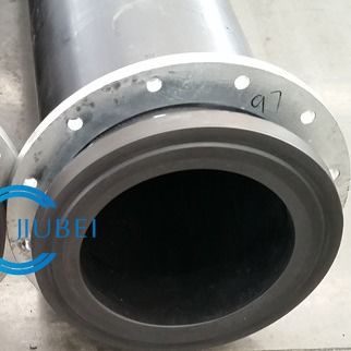 Extrusión de tubos UHMWPE con bridas de acero Superficie lisa y presión de trabajo de 0,25 a 2,5 MPa