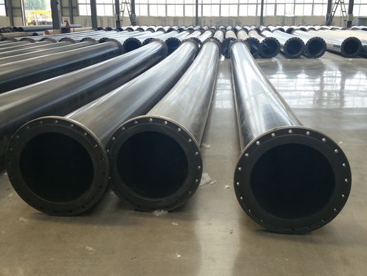 Resistencia al desgaste Resistencia al impacto Tubo UHMWPE con certificado ISO9001 CE de longitud de 1 a 12 m