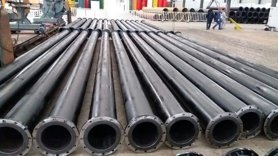 Resistencia al desgaste Resistencia al impacto Tubo UHMWPE con certificado ISO9001 CE de longitud de 1 a 12 m