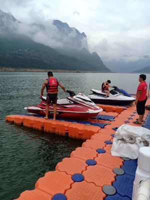 Fácil de instalar Pontoon flotante duradero con superficie antideslizante