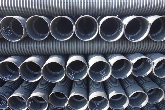 DN200-800mm tubo de dragado de HDPE de doble pared de ondulados para el drenaje de agua