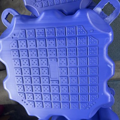 Ponto de polietileno de superficie azul no resbaladiza de 7 kg para uso marino