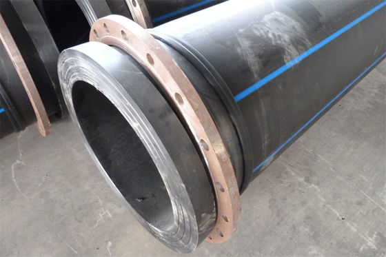 5.8/11.8m longitud de dragado tubo HDPE excelente flexibilidad fácil de instalar rango de temperatura -60-80 grados