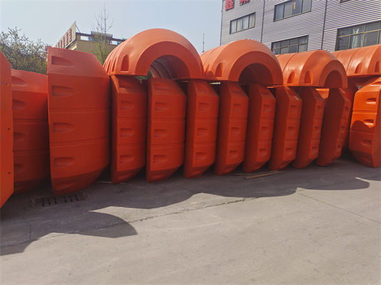 La tubería de dragas de polietileno naranja flota Solución definitiva para la durabilidad