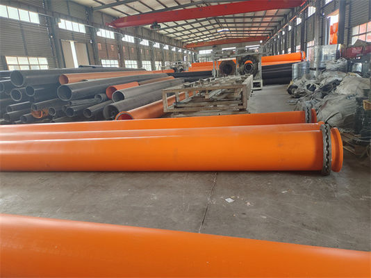 Tubo de lodo UHMWPE para el dragado de arena / lodo Rendimiento y durabilidad superiores