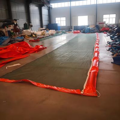 20 m de longitud por unidad de material de caucho cortina de sedimento 25% de alargamiento para el rendimiento
