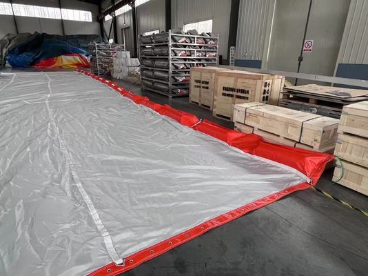 Control de la erosión Cortina de lodo 25% Alargamiento 60-130KN/m Resistencia a la tracción PVC/Material de caucho