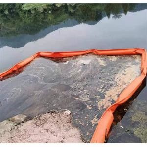 Método de instalación de las cadenas de respuesta ante derrames de emergencia de gestión de estanques/lagos de construcción de dragado marítimo 20 m/unidad Cortina de sedimento