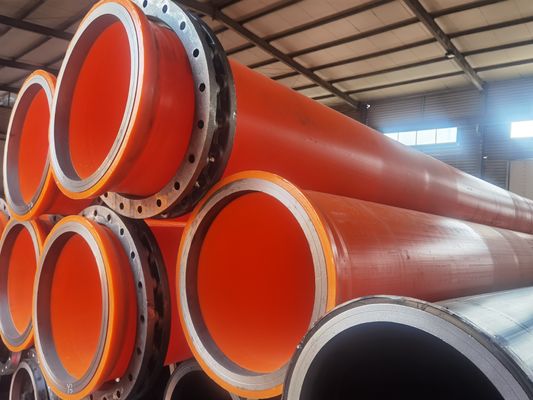 Tubo de HDPE ligero y resistente a la corrosión química resistente a la corrosión para un transporte fácil