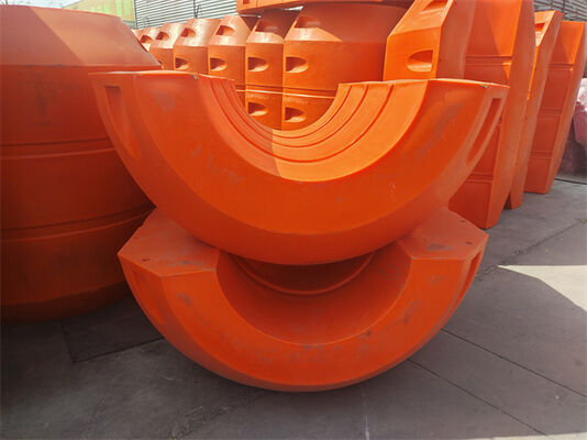 Flotadores de HDPE para Dragado Proporcionando Flotabilidad y Soporte para Mangueras de Descarga y Tuberías en Diversas Circunstancias Ambientales de Dragado